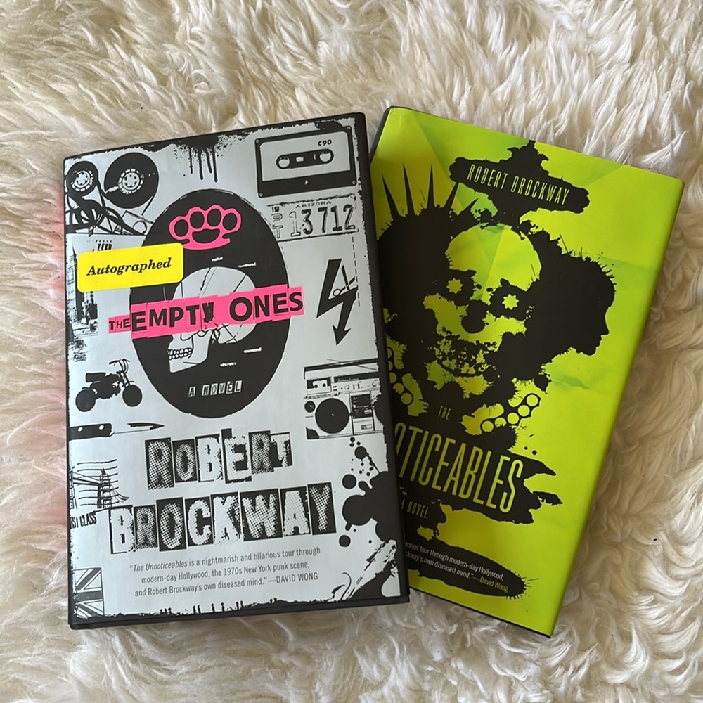 Signed Robert Brockaway Book “The Empty Ones” and Sequel book